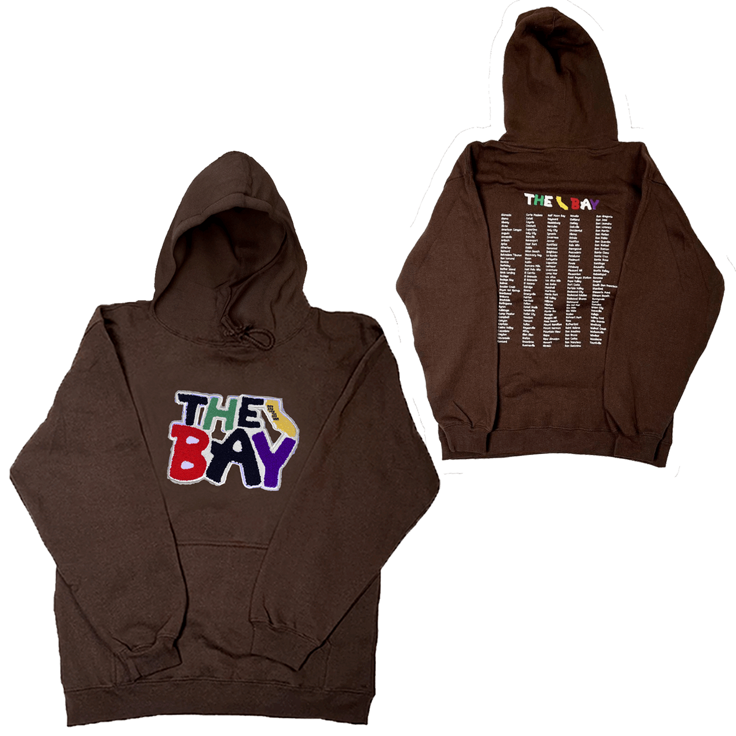 Stylish and vibrant brown hoodie for a bold and fashionable look.