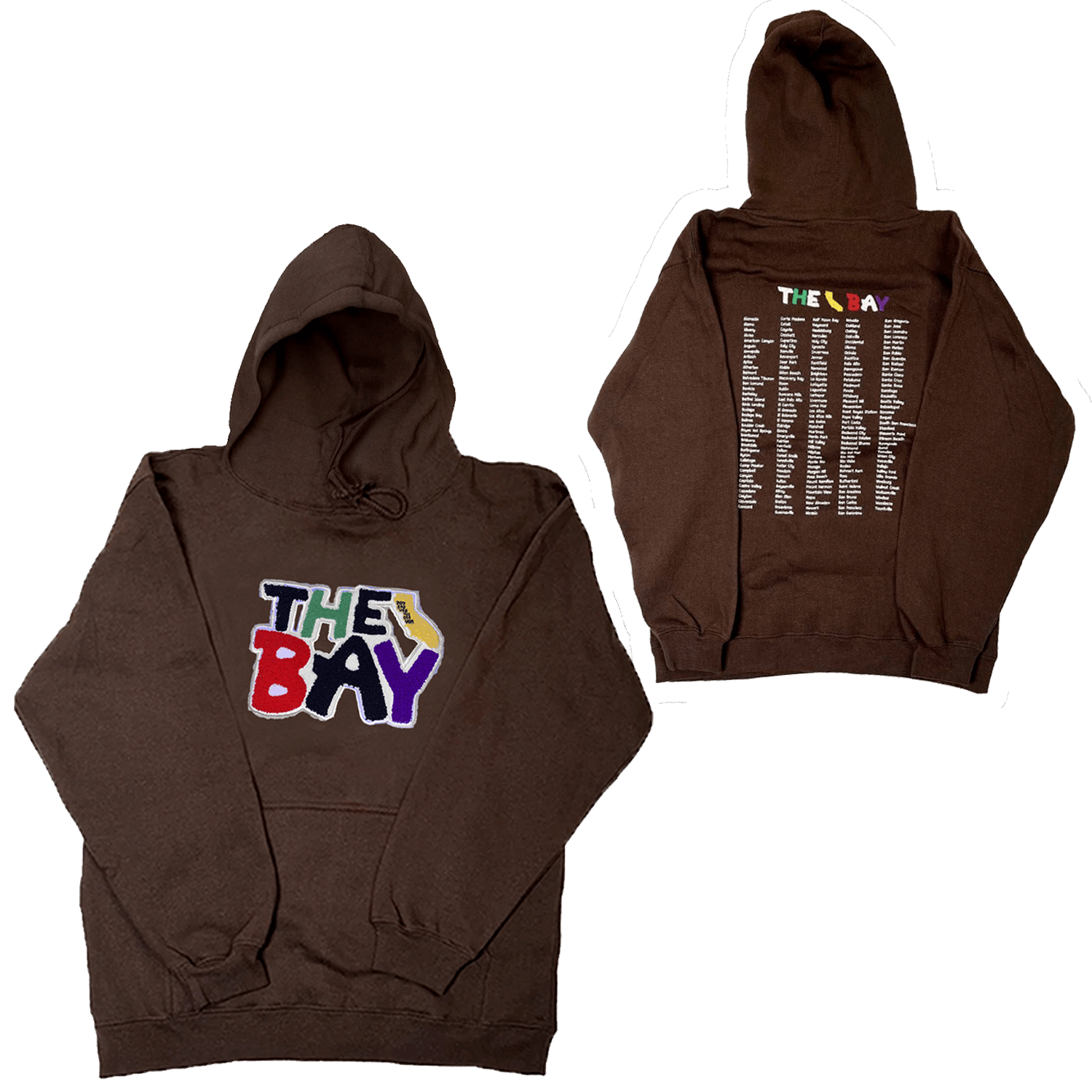 Stylish and vibrant brown hoodie for a bold and fashionable look.