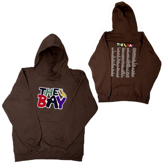 Stylish and vibrant brown hoodie for a bold and fashionable look.