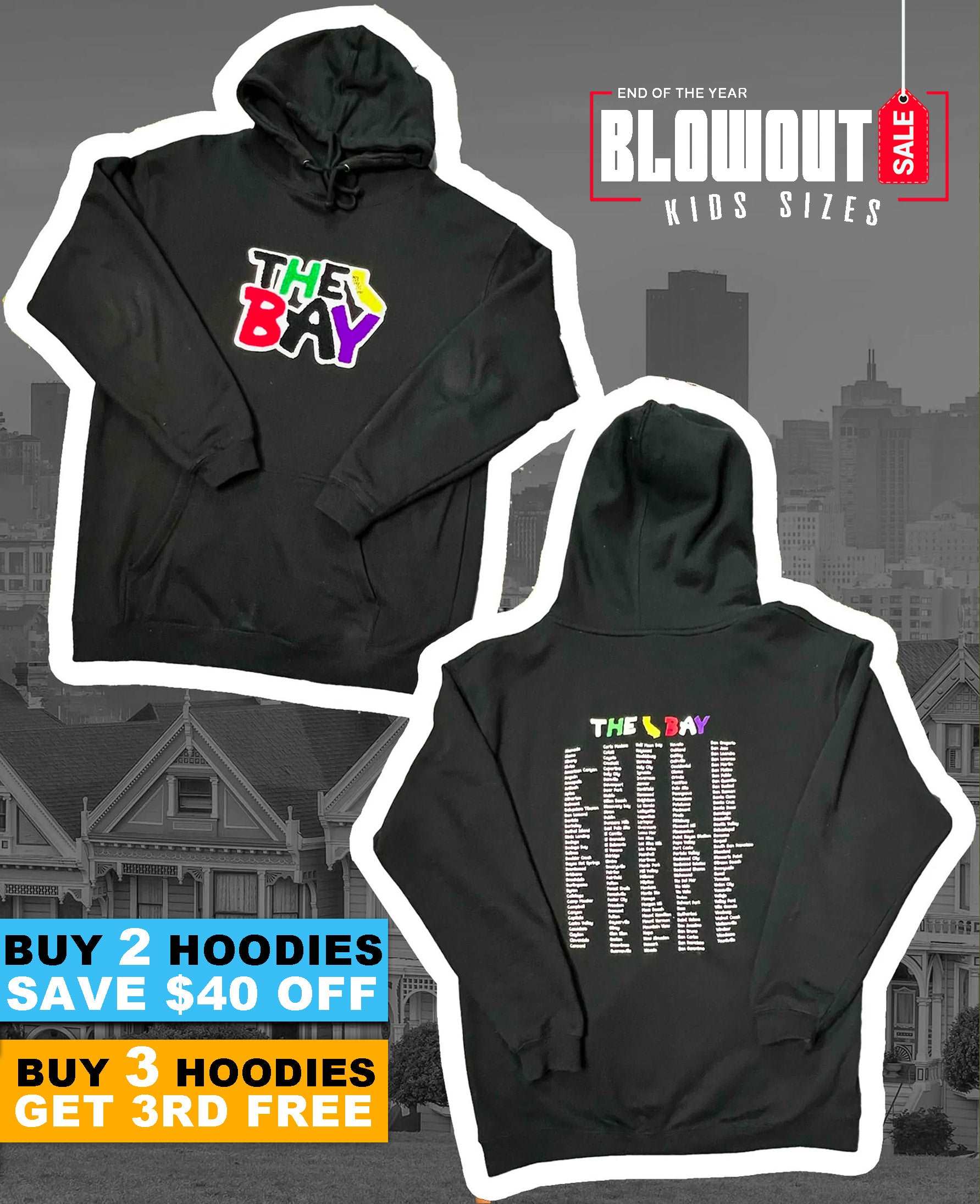 The bay outlet hoodies