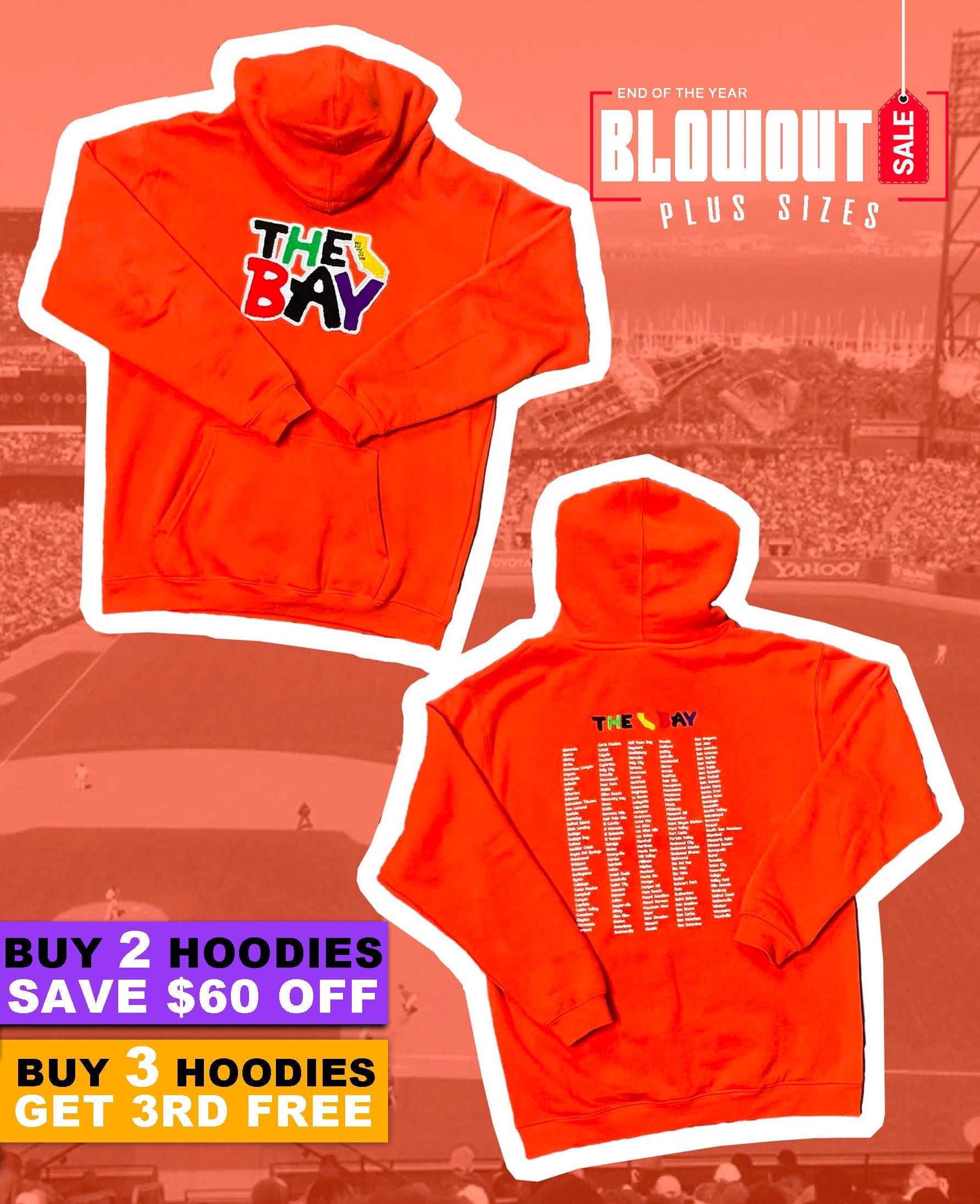 The bay online hoodies